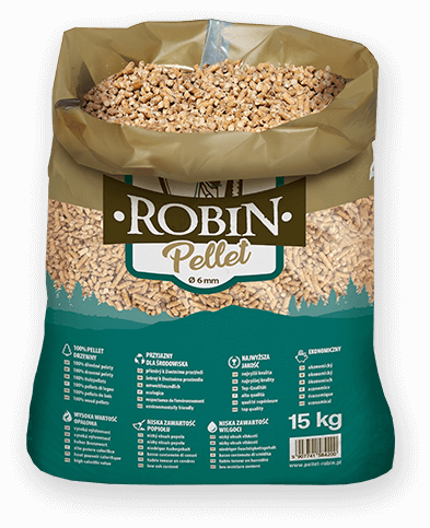 worek pelletu opałowego Robin do kupienia w Koprzywnicy lub sklepie internetowym